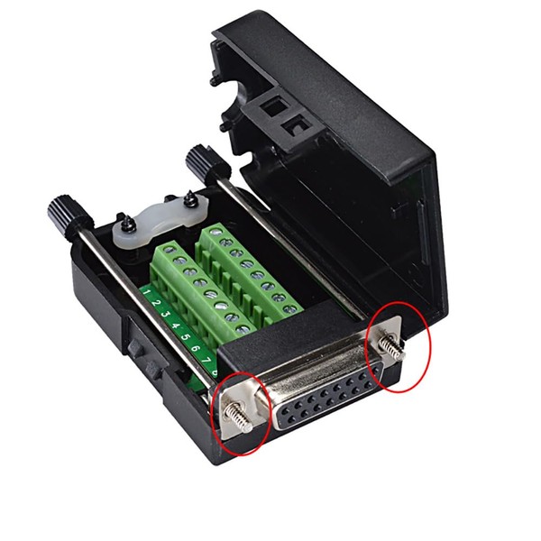 DB15 Terminal Adapter, DB15 15-Pin Terminal Plug 2 Row Breakout
