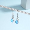 Cangall Silver Drop Earrings for Women, 925 Sterling Silver Dangle