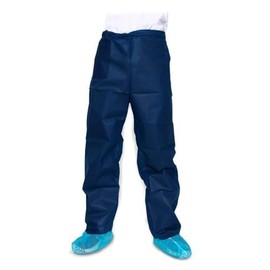 Dukal Disposable Polypropylene Scrub Pants Dark Blue Medium 10 Ct