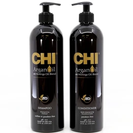 Chi Argan Oil with  Moringa Oil Shampoo and Conditioner 25oz Duo