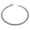 Titanium 4MM Curb Link Bracelet 8.5"