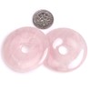 JOE FOREMAN - Anillo de cuarzo rosa natural de 30