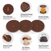 3 Pack Silicone Coasters for Drinks, Thickened Coasters with Deep