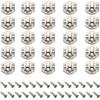 25PCS Box Latch,Antique,Toggle Catch Latch Clasp,Sliver Decorative Hasp,Jewelry Box Lock