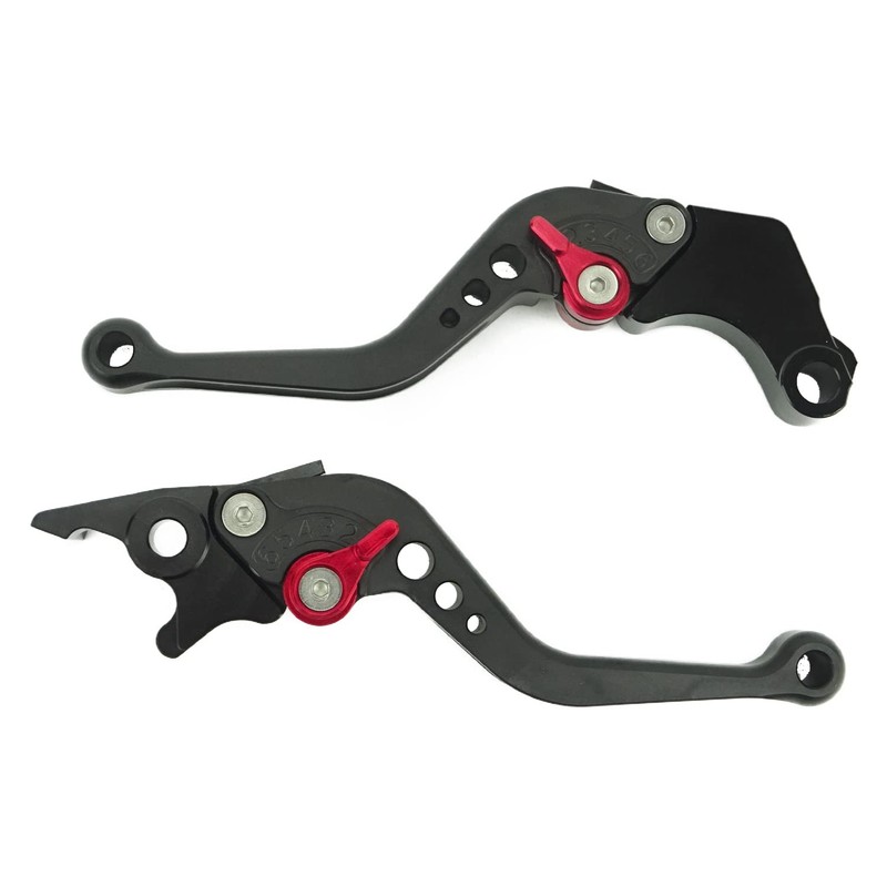 H211 Black (Red) Honda Brake Clutch Levers with 6 Adjustments