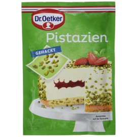 Dr. Oetker Pistachios Chopped, 25 g, Crushed Pistachios, Elegant Ingredient for Baking and Decorating Cakes, Cakes & Desserts, Ready to Eat, Vegan