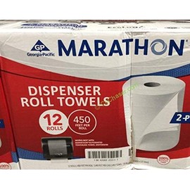 BE Good Company Marathon 2-ply House Hold Dispenser Paper Towel Rolls:12 Count