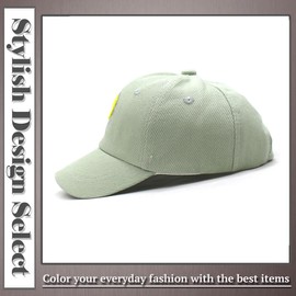 One Limitation CP861 Lion Motif Cap, Cotton, Embroidery, Cute, Kids, Boys, yellow