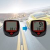 Biking Stopwatch Multifunctional High Accuracy Nightlight Display Cycling Speedometer Odometer
