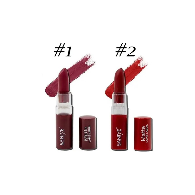 Set De 6 Lapices Labiales Efecto Matte Tonalidad Vibrante