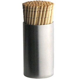 Nagao 3081-0200 Tsubame Sanjo Toothpick Holder, 18-8 Stainless Steel, Made in Japan