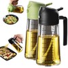 16oz Glass Olive Oil Sprayer - Dual Dispensing for Cooking