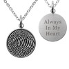 Qina C. Personalized Fingerprint Message Custom Laser Engraved Note Text