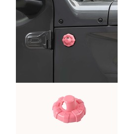 Savadicar Pink Antenna Base Cover for Jeep Wrangler JK JL 4xe & Gladiator JT 2007-2023 – Stylish Exterior Trim Accent, Quick Upgrade Accessory