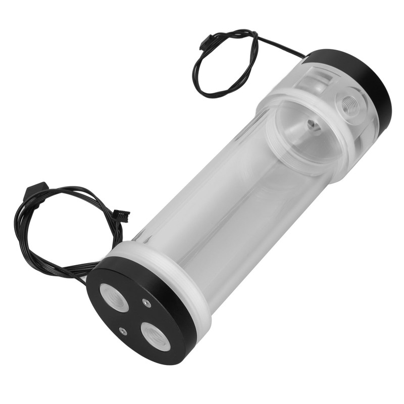 Water Cooling Tank Transparency 210mm Cylinder Temperature Display Reservoir Water