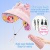 Kids Wide Brim Sun Hat Visor Adjustable Bucket Hat Foldable