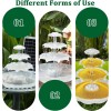 AISITIN 3-Tier Bird Bath with 6.5W Solar Pump & Lights,