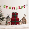 SerpizePaty Be Merry Christmas Banners for Inside, Pre-Strung Xmas Party