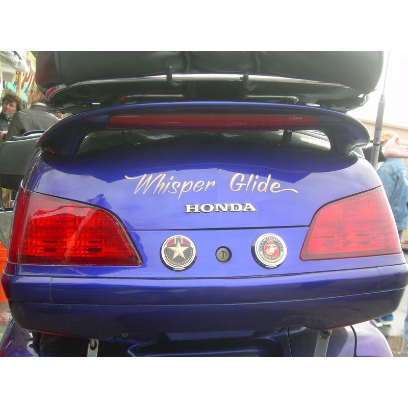 MotorDog69 Goldwing Coin Mount with Air Force Veteran