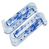 Xcess Adjustable Marble Ice Skate Guards (Blue)