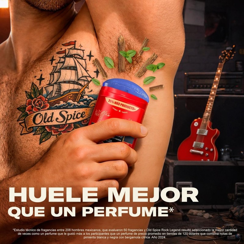 Old Spice Desodorante en Barra Rock Legend 85g