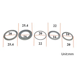 MSEKKO Circular Saw Rings 8pcs Circular Saw Blade Reducing Rings Ring Conversion Disc Cutting Disc Tools Cutting Woodworking