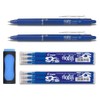 Pilot Frixion clicker rollerball pen, 0.7 mm, blue