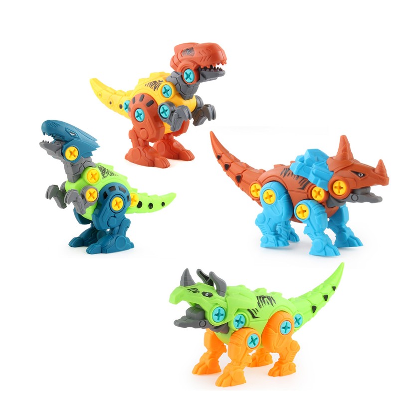 Kids Disassemble Dinosaur Set Flexible Improve Imagination Educational Dinosaur Blocks