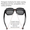 Women's Polarised Sunglasses, Sunglasses for Glasses Wearers, Sunglasses Attachment Glasses,