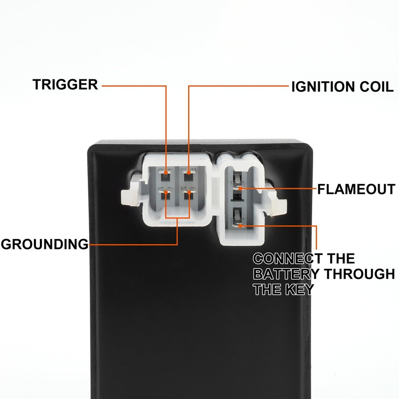 6 Pin AC CDI Box with Wiring Diagram for CG