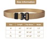 KingMoore Men's Tactical Belt Heavy Duty Webbing Belt Adjustable Military