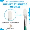 Princeton 6100 Synthetic Bristle Oil & Acrylic Brushes 8 Filbert