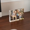 Neatsure 3.5x5 Acrylic Picture Frame 3 Pack, Clear Freestanding Double