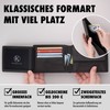 KORUTA Koruta Men's Leather Wallet with RFID Protection, Large Genuine