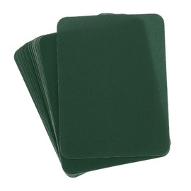 sourcing map Iron on Patches for Clothing Fabric Repair Patches Iron-On Mending Fabric 4.9"x3.7" for Clothes, Pants, Bags Hole Repairing and Decoration Pack of 18 (Dark Green)