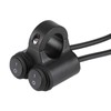 Aramox 12V 10A Motorcycle Handlebar Headlight Brake Fog Light Horn