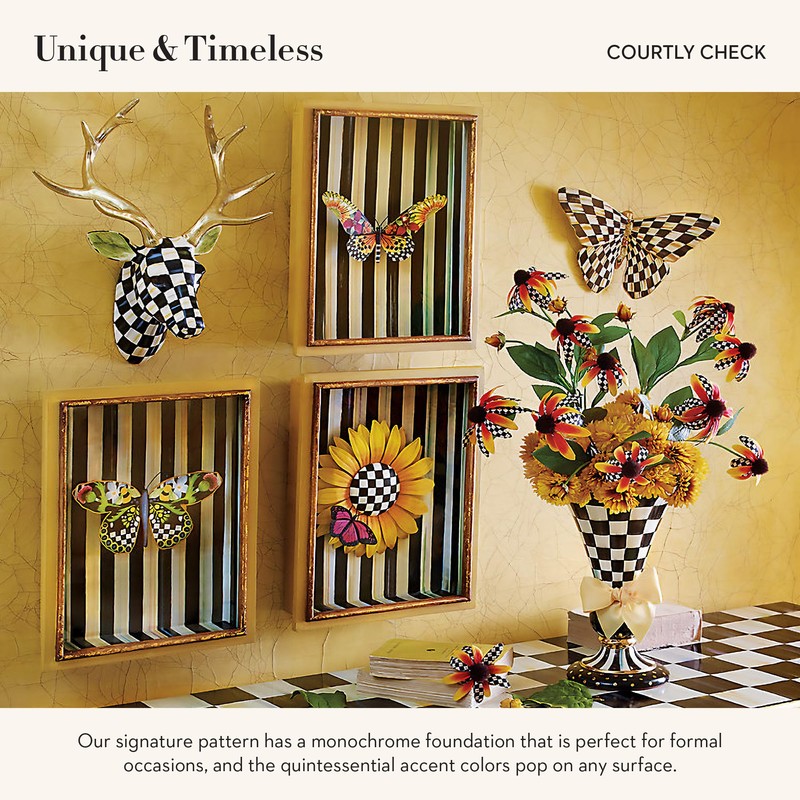 MACKENZIE-CHILDS Wallflower, Hanging Floral Wall Decor, Medium