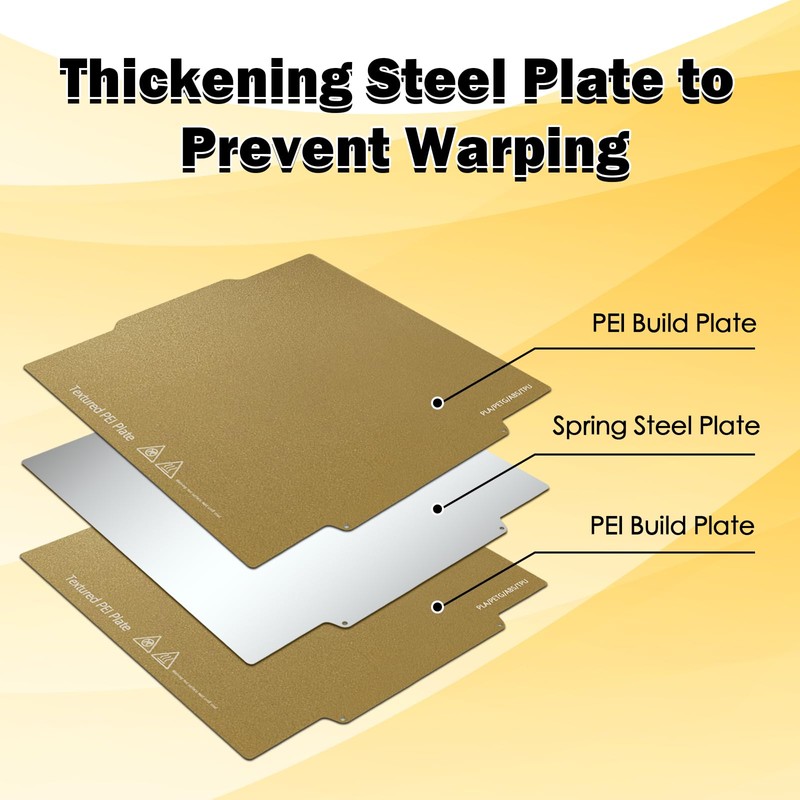 Creator 5 Build Plate Double Sided Textured Board Removable Heated