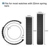 PFCT-U Magnetic Watch Band, Silicone Watch Strap 20mm 22mm Smartwatch