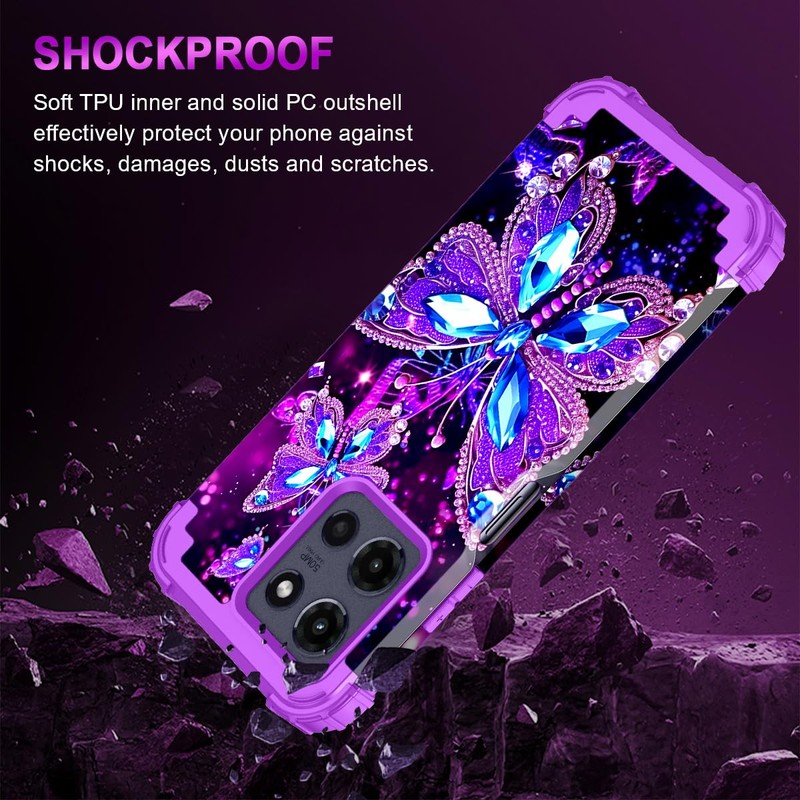 Miqala for Moto G Power 2025 Case,Moto G Play 2025