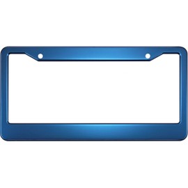 Special Edition Anodized Aluminum CAR License Plate Frames - Blue