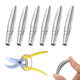 LUMOOM Pack of 6 Replacement Spring for Secateurs, Stainless Steel Garden Shears Spring Replacement 6 cm, Garden Shears Springs to Replace Accessories, Applicable to Tree Flowers Scissors Spare Parts