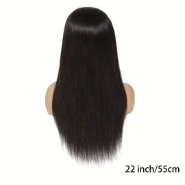 Straight Glueless Wigs Human Hair 4x4 Wear And Go Glueless Wig For Women Friendly Beginners Straight Lace Front Wigs Middle Part Upgraded No Glue Ready To Wear Straight Wig Pre Cut HD Lace Wig 22 Inch