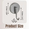 Boxonly Suction Cup Hooks for Shower, Single Hook for Hanging