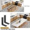 BATODA 12” Countertop Support Brackets for Granite (2 pcs) -