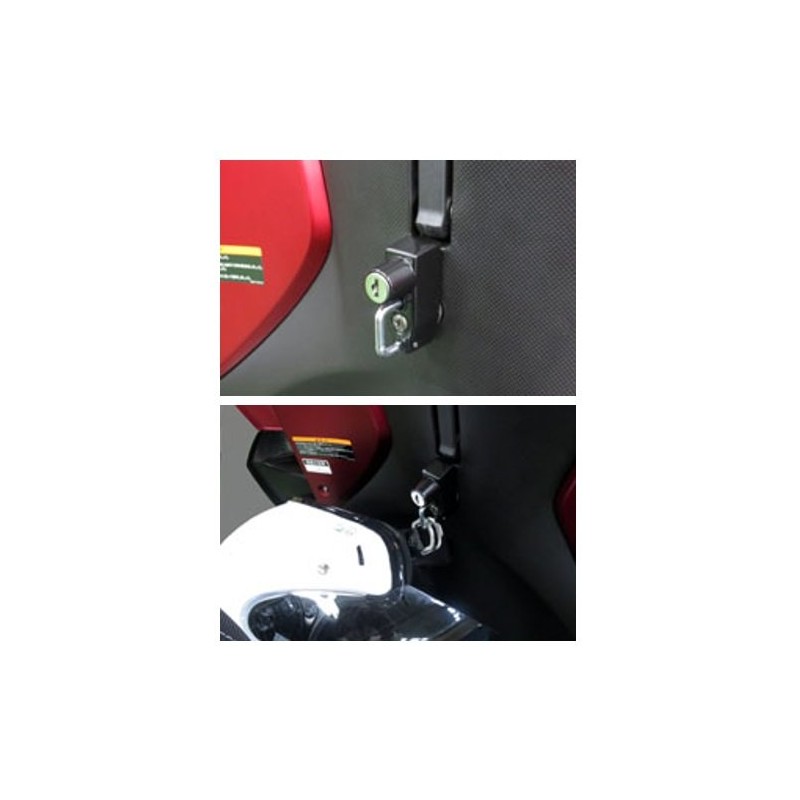 Kijima 303-1555 Motorcycle Motorcycle Parts Helmet Lock Tricity ('14-'22) Black
