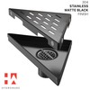 Hydroware Triangle Shower Drain - Stainless Steel Triangular Shower Floor