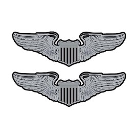 Air Force Pilot Wings Decal 4.5 Inch 2-Pack