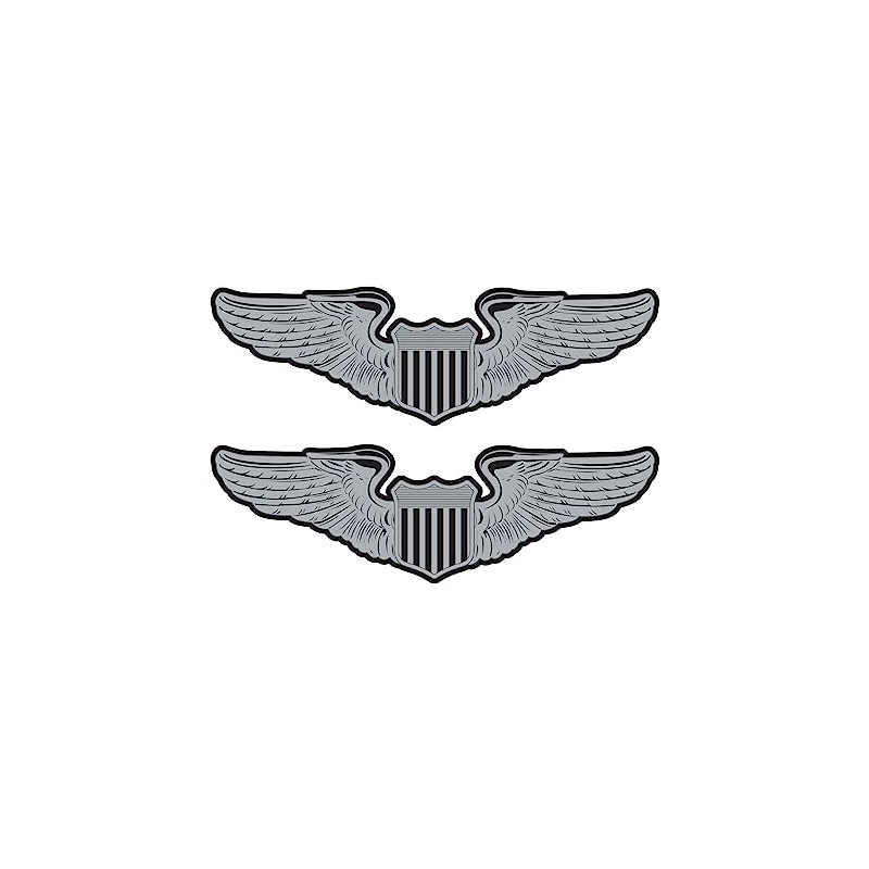 Air Force Pilot Wings Decal 4.5 Inch 2-Pack