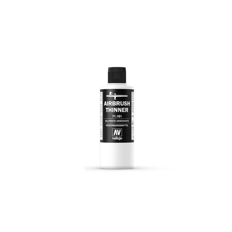 Vallejo - Airbrush Thinner for Acrylic Paints 200 ml (6.76